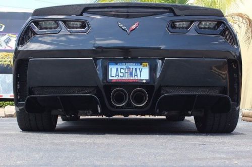 Corvette c7 rear diffuser and exhaust exterior body kit includes stingray &amp; z06