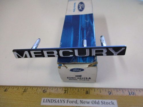 Ford 1985/1989 mercury cougar &#034;name plate&#034; (grille opening panel) free shipping