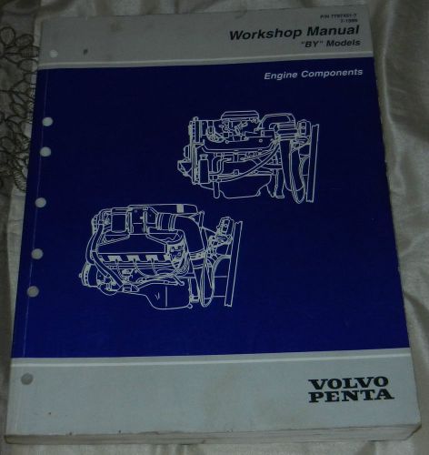 1998 volvo penta workshop manual &#034;by&#034; models engine components p/n 7797451-7
