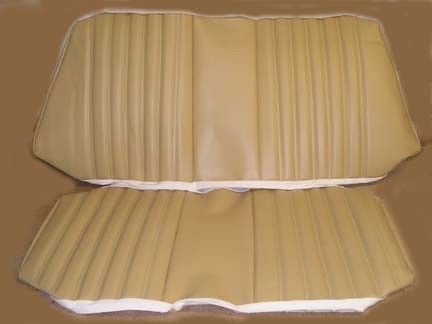 Fiat spider vinyl rear seat kit, &#039;68-&#039;78