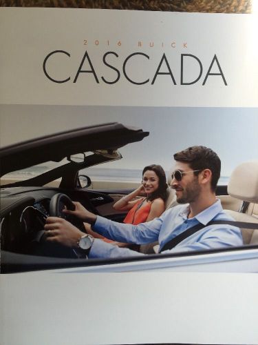 2016 buick cascada brochure