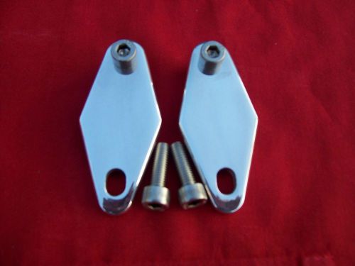 Yamaha banshee front pipe hangers toomey cpi  smooth polished to a mirror finish