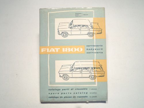 Fiat 1800 sedan &amp; wagon new old stock factory spare parts catalog  110.271