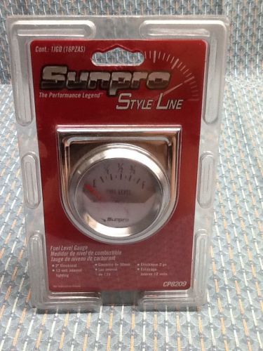 New sunpro 2&#034; fuel level guage electrical cp8209