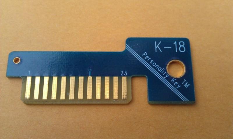K-18 snap-on personality key scan tool mt2500 mtg2500 modis solus pro verus