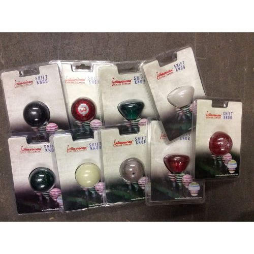 9 pack of retro/billiard series custom shift knobs gear shift knob no reserve