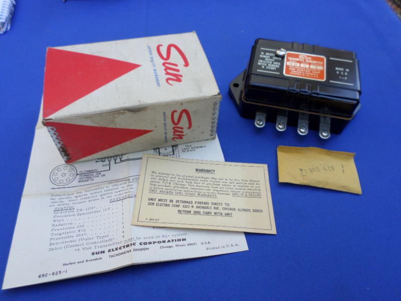 Nos sun eb-9a tachometer tach transmitter sender 1961-64 impala ss 409