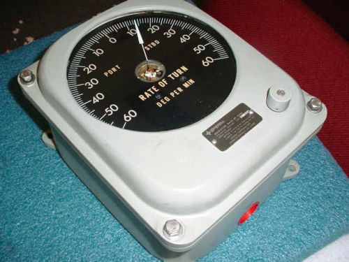 Vintage sperry rate of turn indicator p/n: 03956-1858105