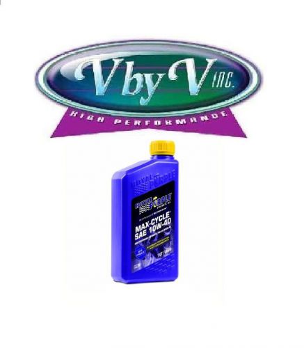 Royal purple 01315 10w-40 motorcycle oil 1 qt. each