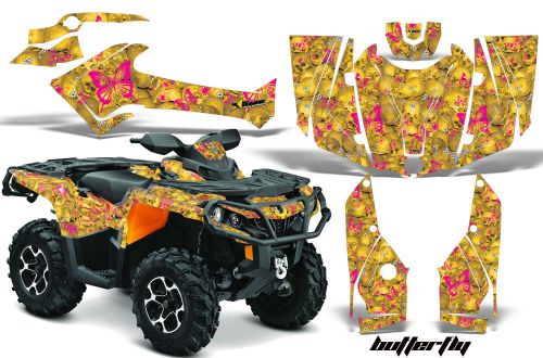 Can am amr racing graphics sticker kits atv canam outlander sst decals 2012 bfyp