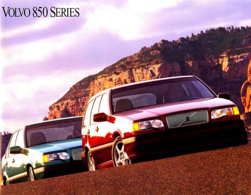 1994 volvo 850 brochure -volvo-850 glt sedan-850 turbo-850 sportswagon-volvo