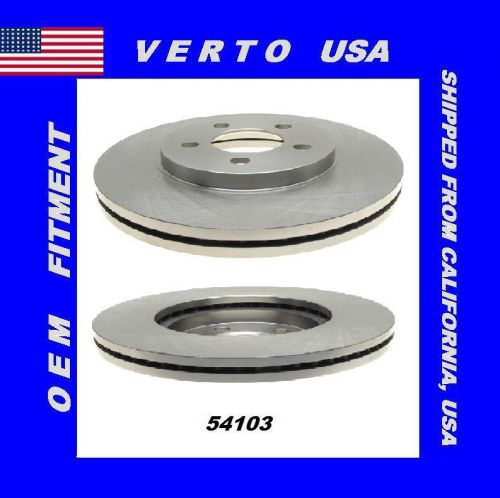 Verto usa set of 2 front brake rotor, ford crown victoria, lincoln town car