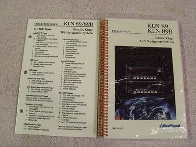 King kln 89b manual
