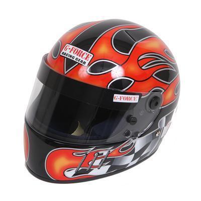 G-force pro vintage helmet 3025medbk medium black snell sa2010