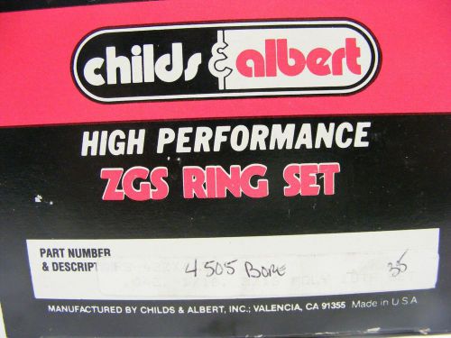 New 4.505 big block  childs &amp; albert piston ring set drag race street 012416-20