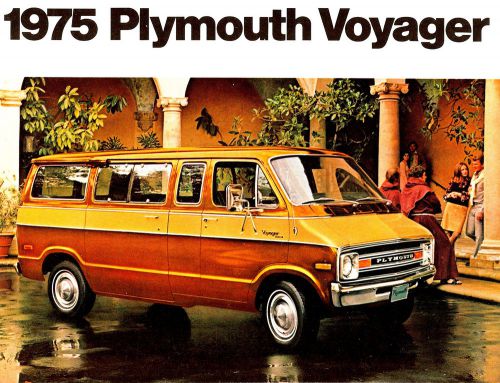 1975 plymouth voyager van brochure -pb100 voyager-pb200-pb300 extended voyager