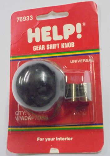 Help parts 76933 universal round gear shift knob - fits 4 sizes - 5/16 3/8 7mm