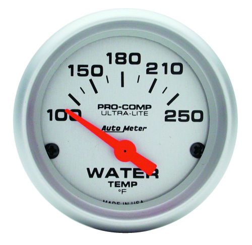 Auto meter 4337 ultra-lite 2 1/16&#039;&#039; water temp 100-250f elec.