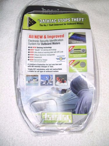Beazley datatag stops theft for outboard motors new sealed