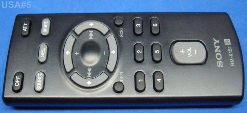 Real sony rm-x151 cd playr radio remote stereo head unit control us seller