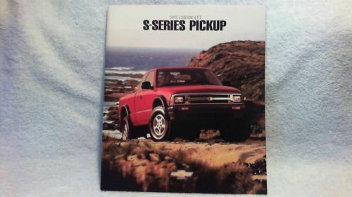 1995 chevy pick-up chevrolet s-series pickup original sales brochure mint