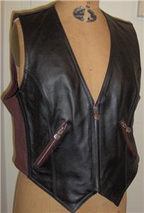 Brand new harley 95th anniversary  womens leather vest  size small