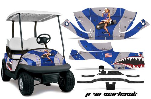 Club car precedent golf cart graphic kit wrap parts amr racing decal p40 warhawk