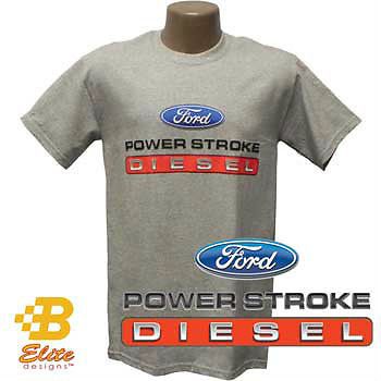 Ford power stroke diesel tee shirt ready for mud, sun, fun, gear headz products