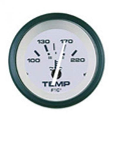 Teleflex 61552p driftwood series water temperature gauge 100-220°f