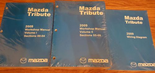2009 mazda tribute service workshop/electrical manual new!