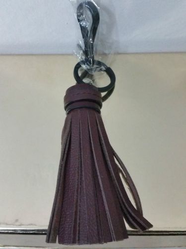 Mimco uptown key chain fob ring accessories claret brand new