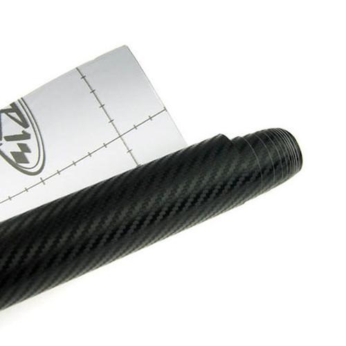 12" x 50" black carbon fiber wrap roll sticker for car auto vehicle detailing