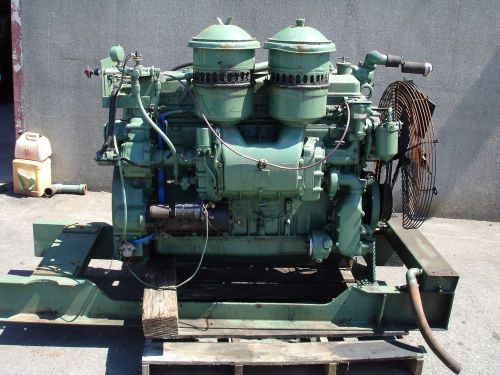 6-71n-rc detroit diesel marine &#034;running take out&#034; gen set engine,..