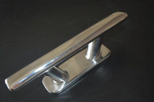 New stainless steel scandinavian style cleat - 8 inch brand: amarine-made