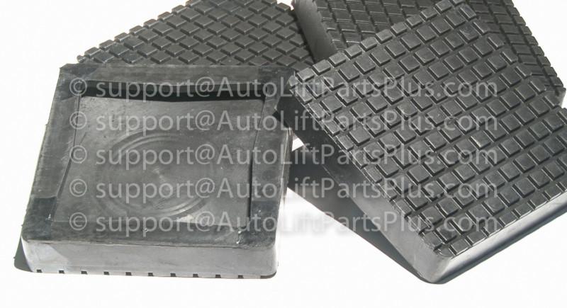Square rubber arm pads for bend pak lift / danmar lift 2-post car lift  set of 4