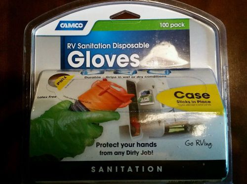 Camco rv sanitation disposable gloves 100 pack