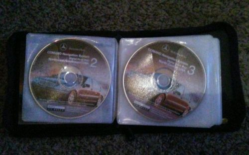 2002 comand navigation system digital road map cd dvd 10 disc #2 - 11 set&amp; case