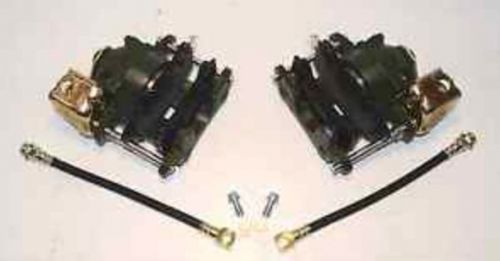Gm rear disc brake conversion ebrake calipers with rear brake hoses
