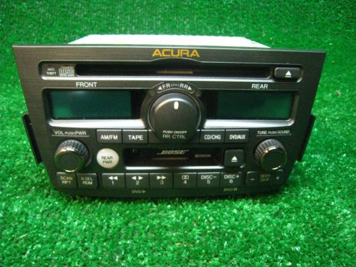 2004 acura mdx oem dash cd fm am cassette radio stereo player 1xf3