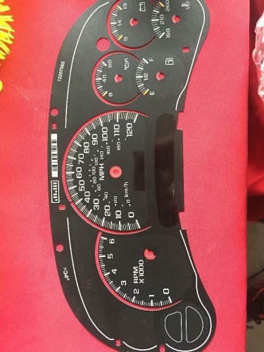 Used 03 04 05 oem gm 1500 truck or utility speedometer cluster gauge face only