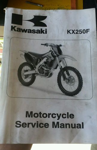 2009 kawasaki kx250f service manual