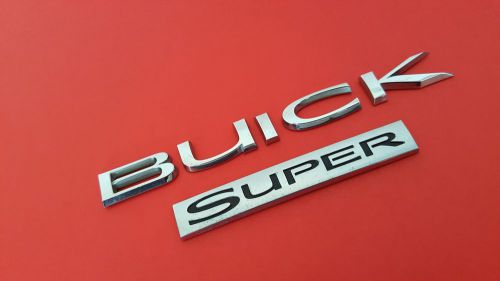 Used 2011 buick lucerne super rear chrome oem emblem symbol badge sign (09 10)