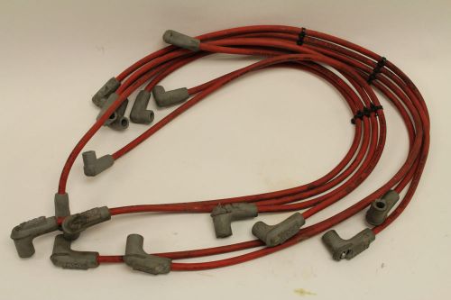 85-92 camaro/firebird 305/350 tpi msd 8.5mm ignition wires red used set of 8