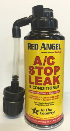 Red angel a/c stop leak sealant with uv dye r134a 4.5 oz