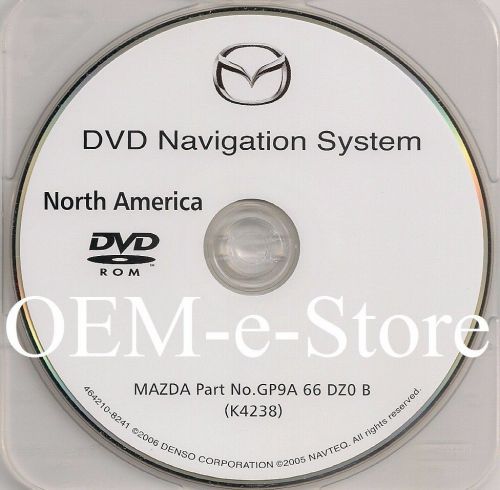 2006 2007 mazda mazda5 mazda3 mazda6 cx-7 cx-9 rx-8 navigation dvd map us canada