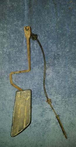 1973-1980 gmc sierra grande, chevrolet pickup gas pedal &amp; cable in good conditio
