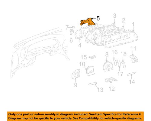 Toyota oem 00-02 tundra cluster switches-circuit board 838620c050