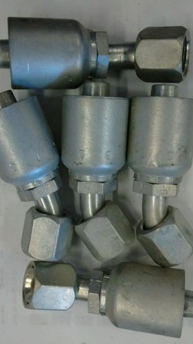 Parker hydraulic fitting 43 series part # 13743 10-10 lot of 5