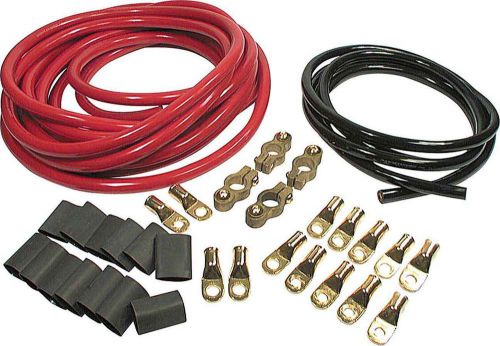 Allstar performance 2 gauge red/black dual battery cable kit p/n 76112