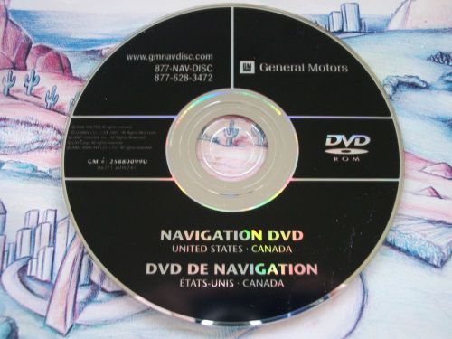2007-2010 gm navigation dvd/disk # 25880099u version 6.3 buick chevrolet gmc